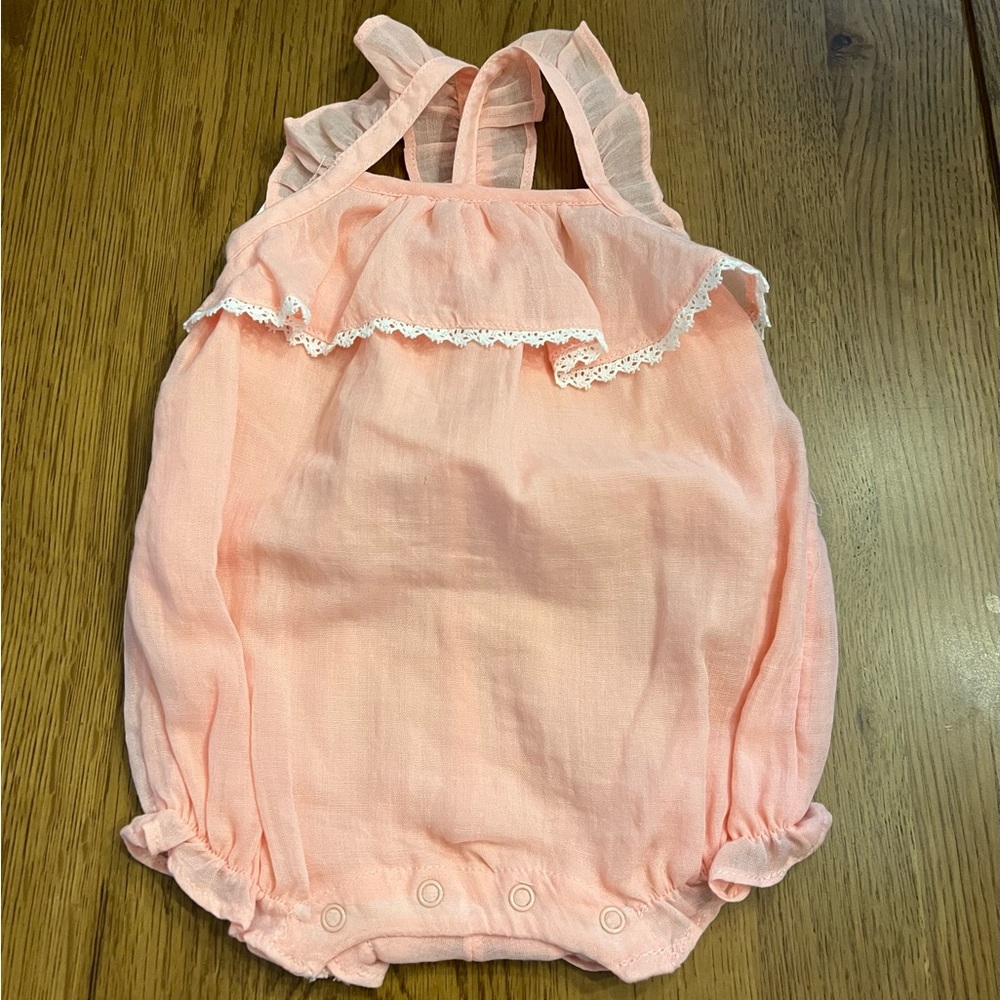 Janie and Jack Baby Girl Bubble Romper